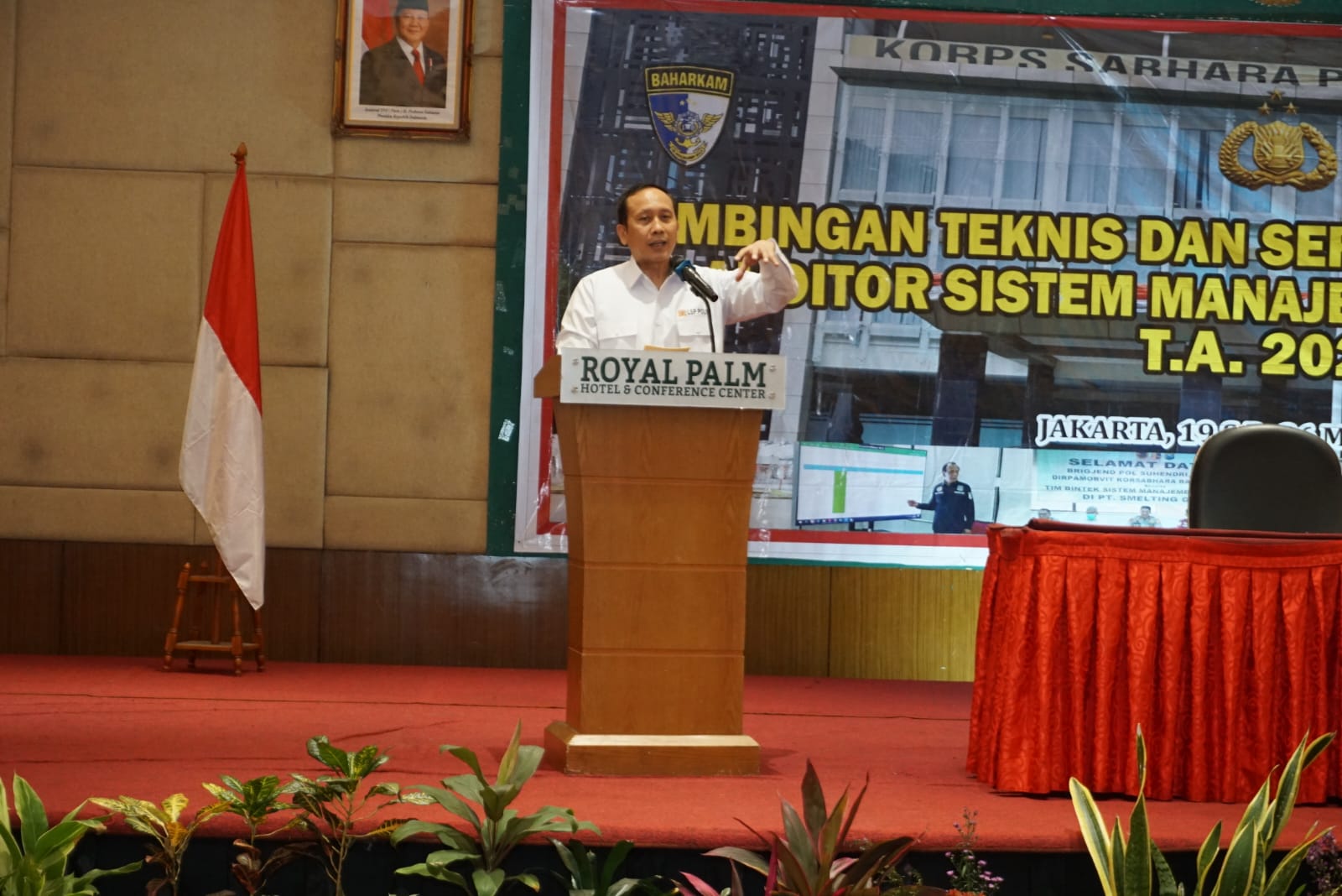SERTIFIKASI AUDITOR SISTEM MANAJEMEN PENGAMANAN OBITNAS DAN TERTENTU DI HOTEL ROYAL PALM T.A.2025