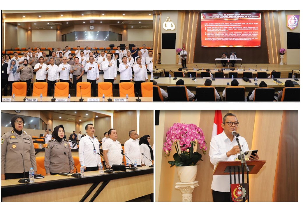 VISITASI SERTIFIKASI JARAK JAUH LSP LEMDIKLAT POLRI T.A. 2025